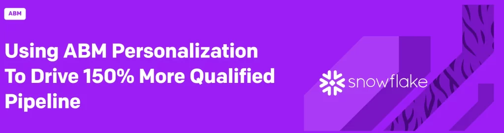 ai-powered personalization case study of snowflake using mutiny